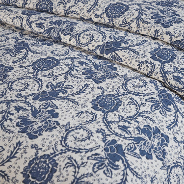 Dorset Navy Floral Twin Quilt 68Wx86L VHC Brands - The Fox Decor